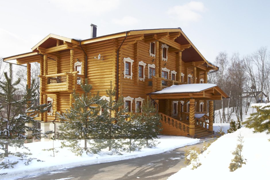 Михайловский скит рубленый дом