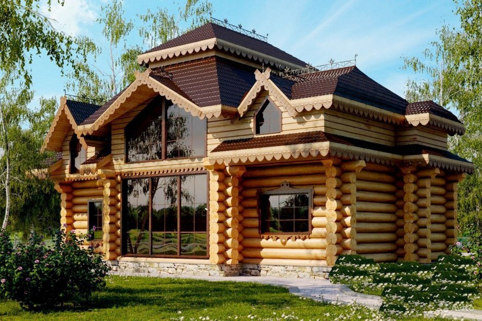 Сруб в русском стиле
