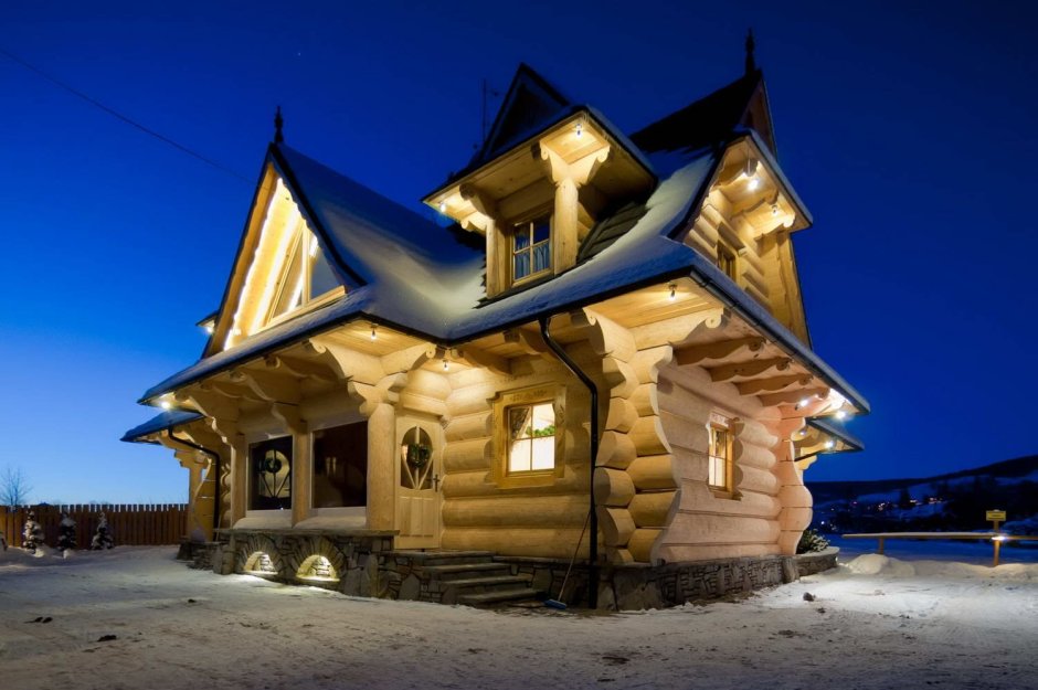 Бревенчатый дом