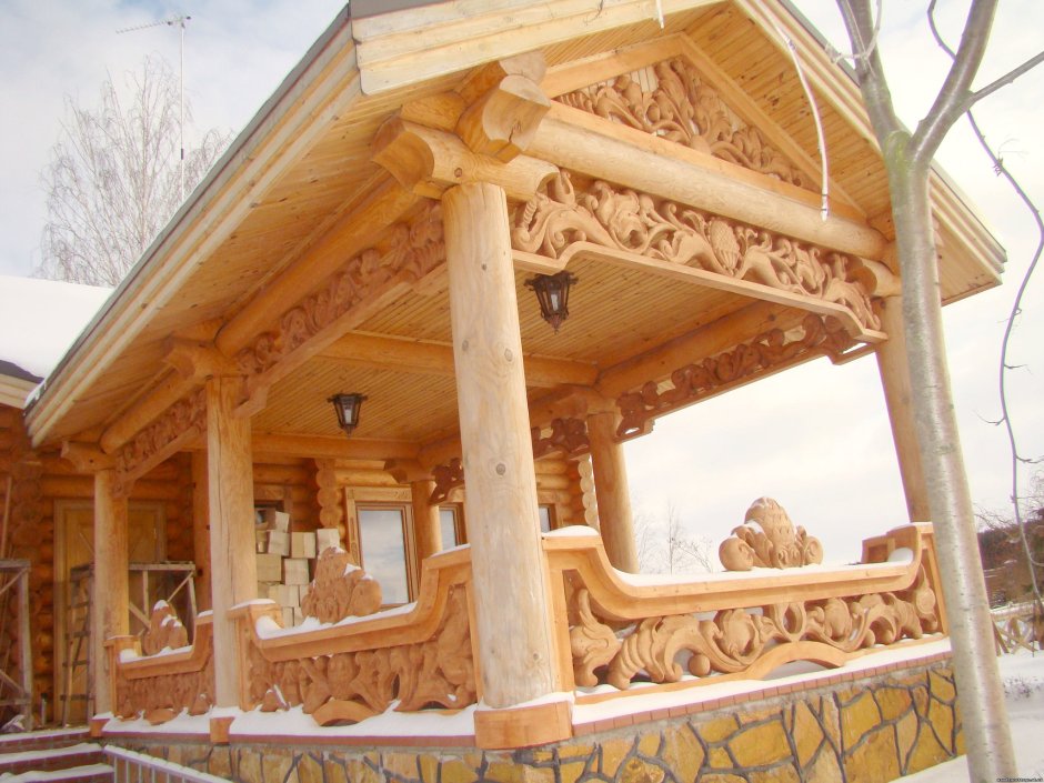 Домовая резьба крыльцо
