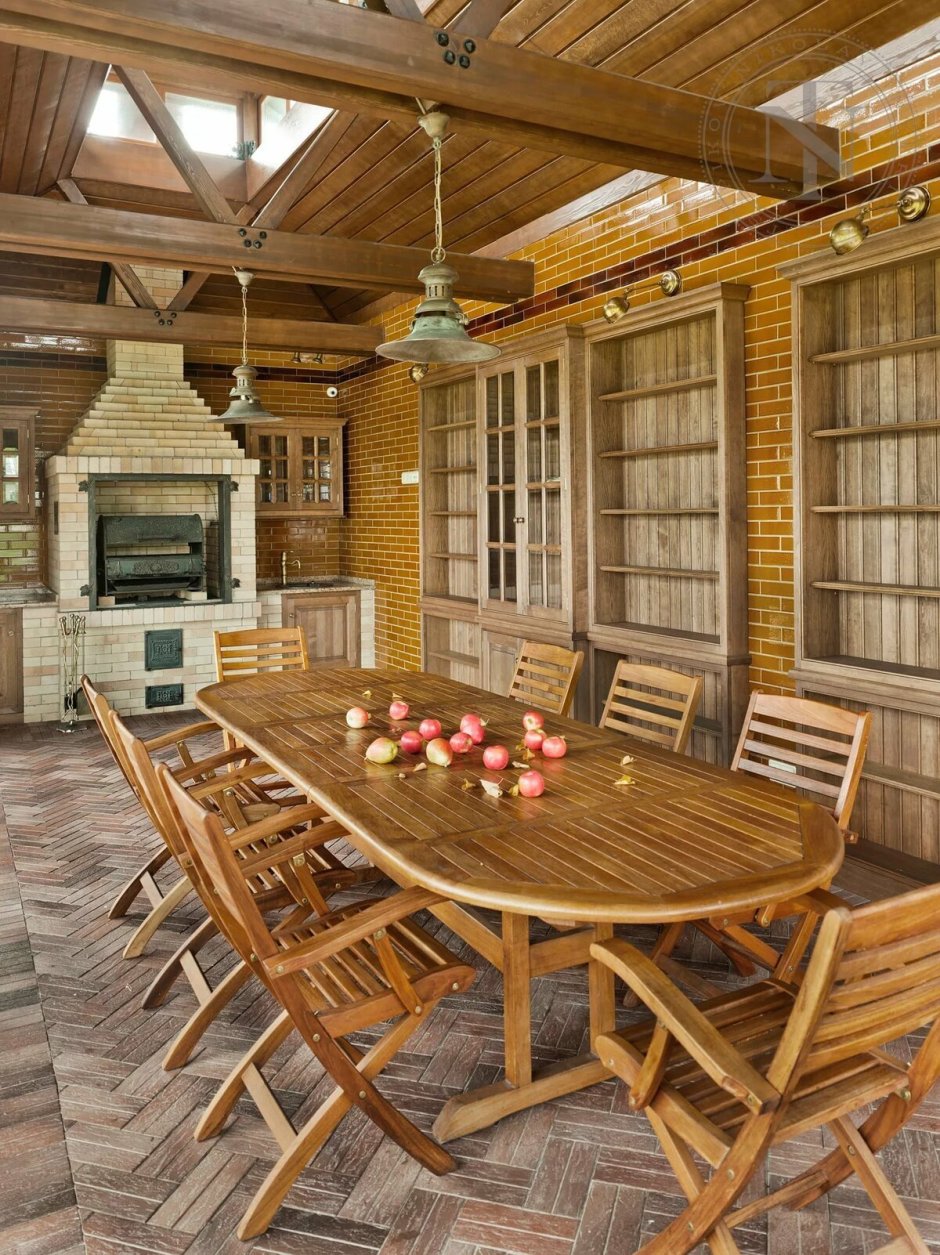 Интерьер беседки