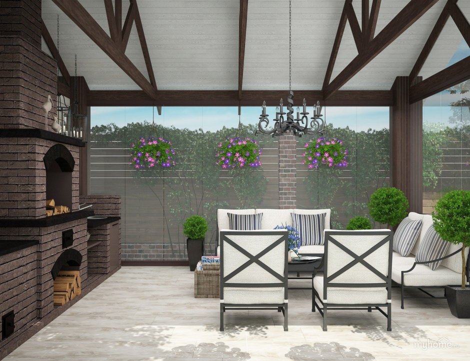 Студия с террасой