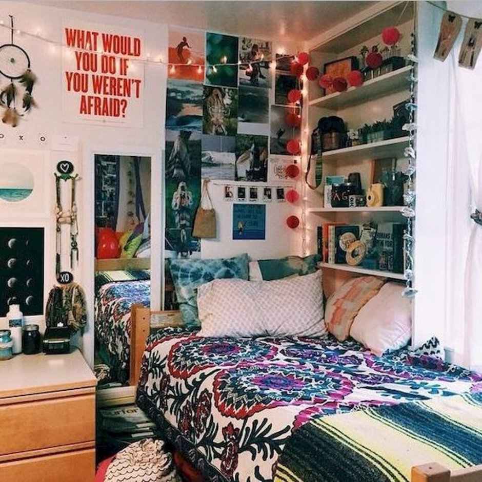 Комната в стиле ретро для подростков