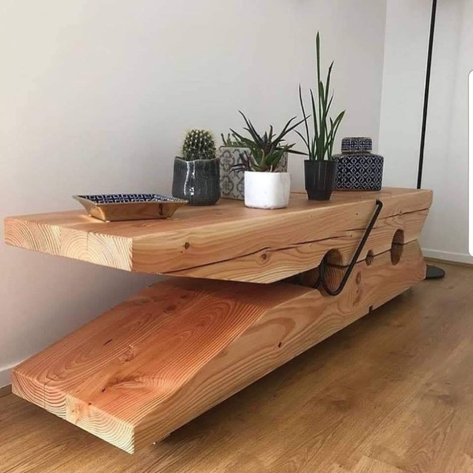 Оригинальная мебель из дерева