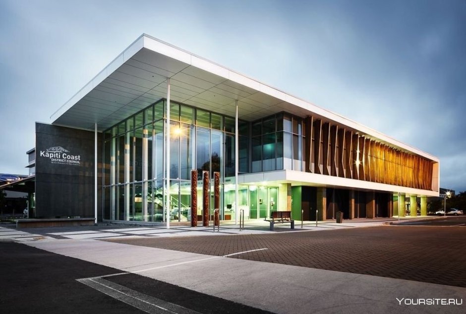 Современные фасады общественных зданий