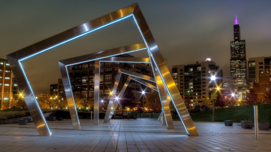 Mary Bartelme Park, Чикаго, Иллинойс, США план