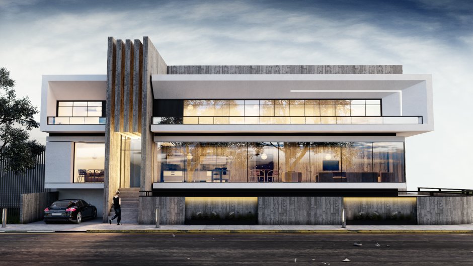 Общественные здания в современном стиле