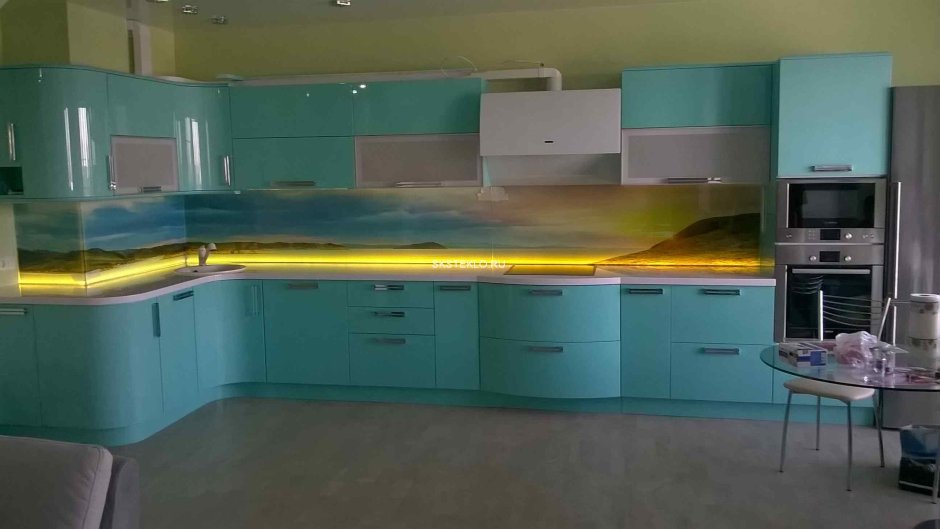 Фартук для кухни из пластика