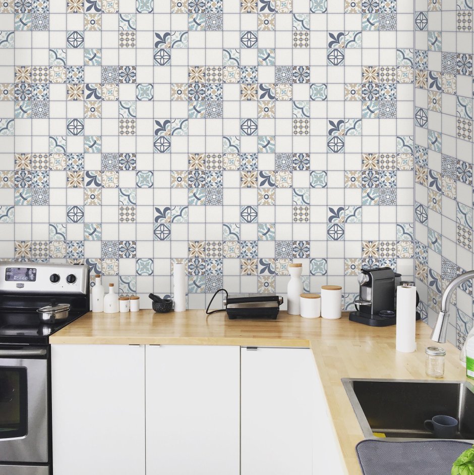 Панель ПВХ листовая 0.3 мм 955х480 мм цветы 0.46 м²