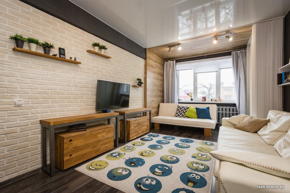 Интерьер маленькойкваптиры