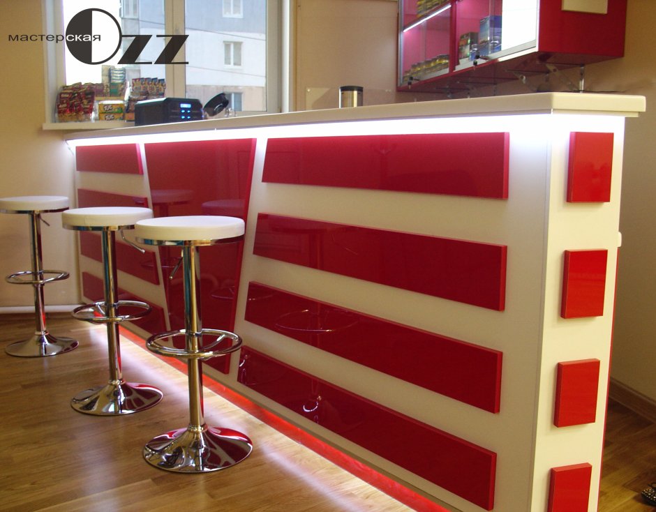 Барная стойка в офисе