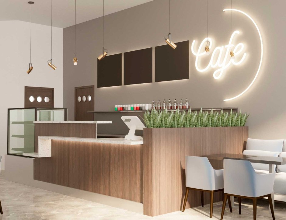 Барная стойка для кофейни