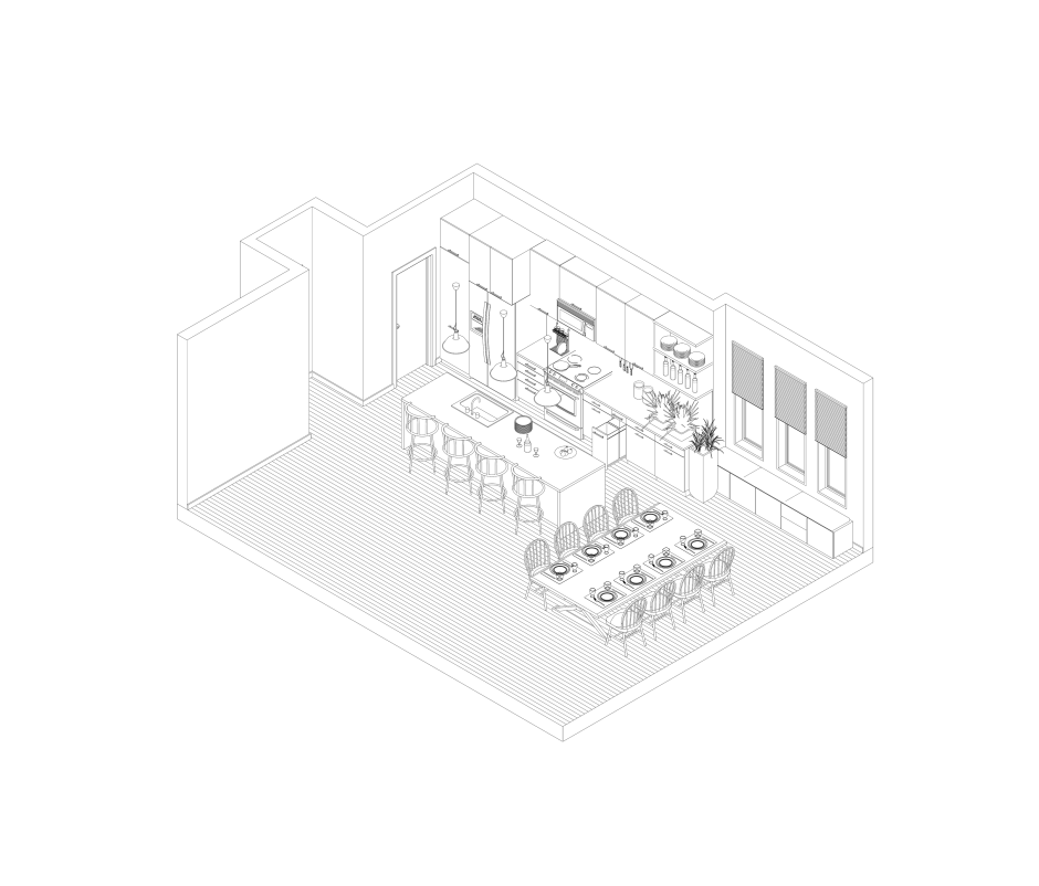 Современная барная стойка