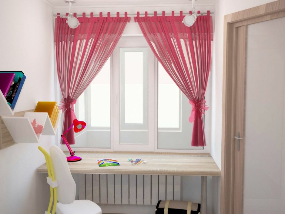 Короткие занавески в комнату