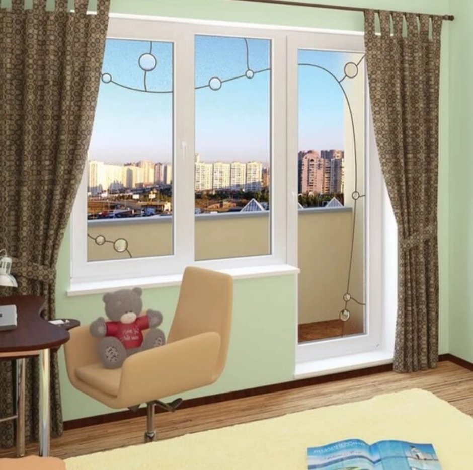 Балконная дверь пластиковая