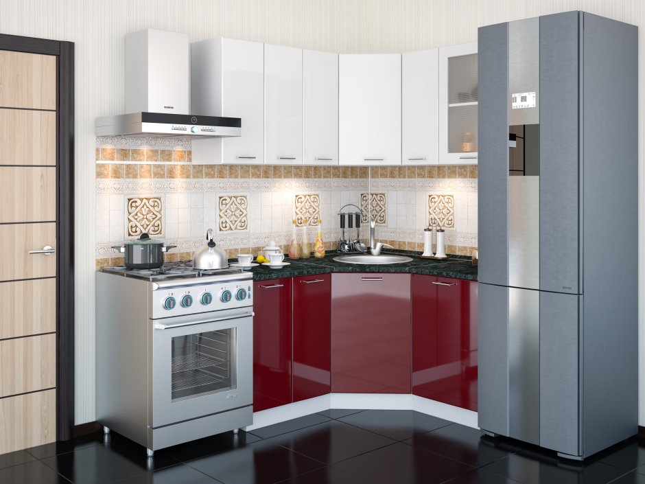 Маленькая угловая кухня