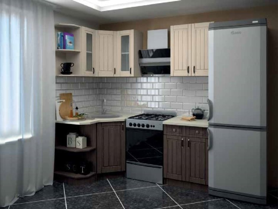 Модульные кухни угловые для маленькой кухни