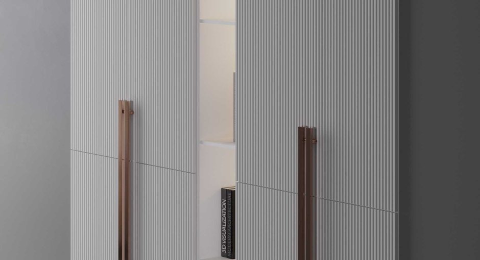 Фасады в полоску вертикальную