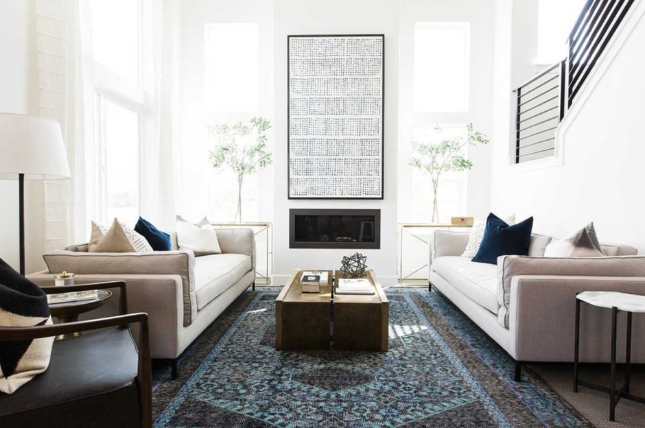 Гостиные столовые в разных стилях