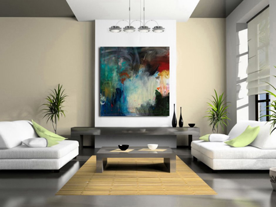 Дизайнерские обои в интерьере