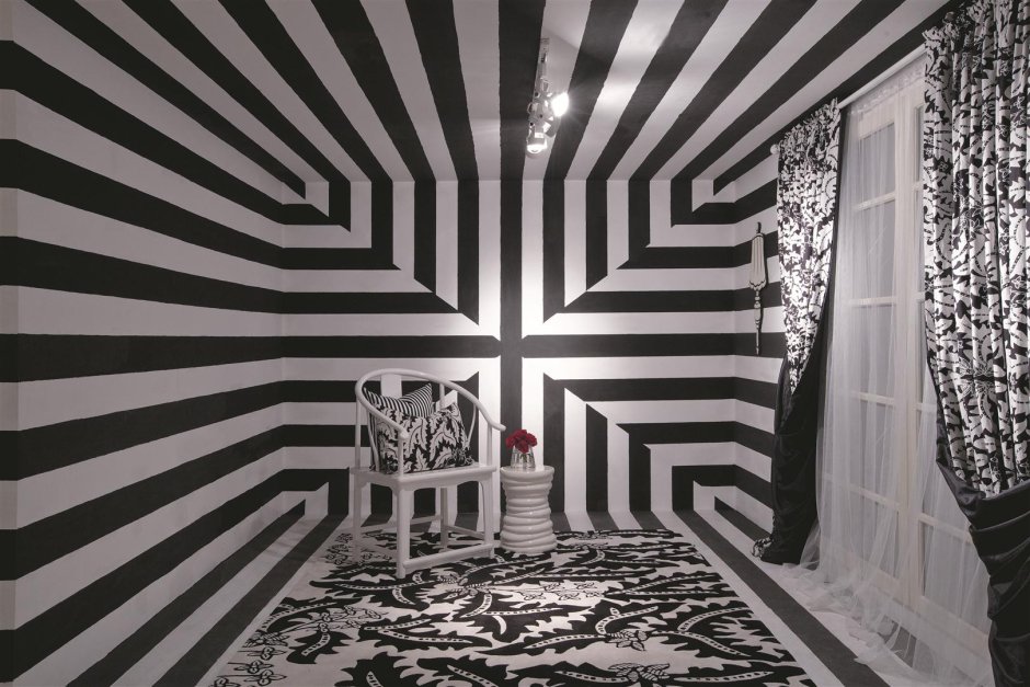 Перспектива интерьера Начертательная геометрия