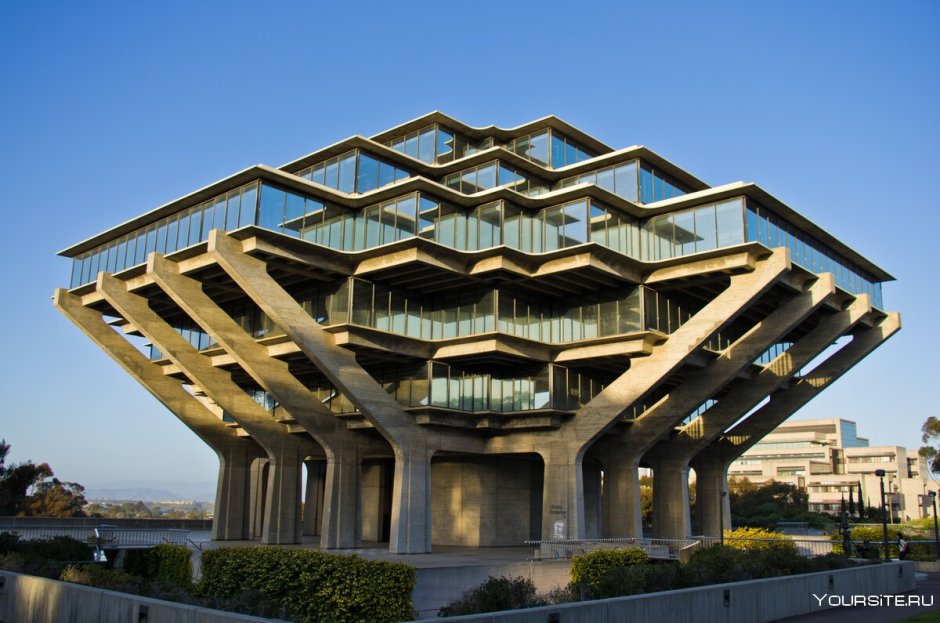 Библиотека Гейзеля в Сан-Диего Архитектор