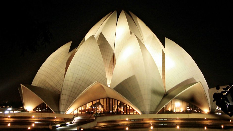 Храм лотоса (Нью-Дели, Индия, Архитектор Фариборз Сахба)