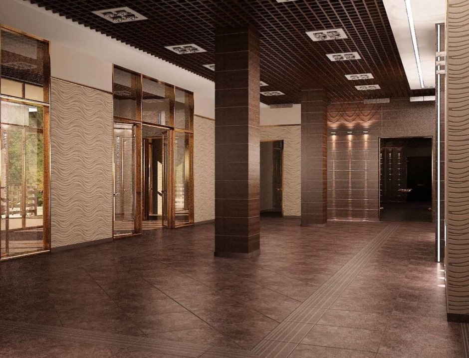 Интерьер вестибюля общественного здания
