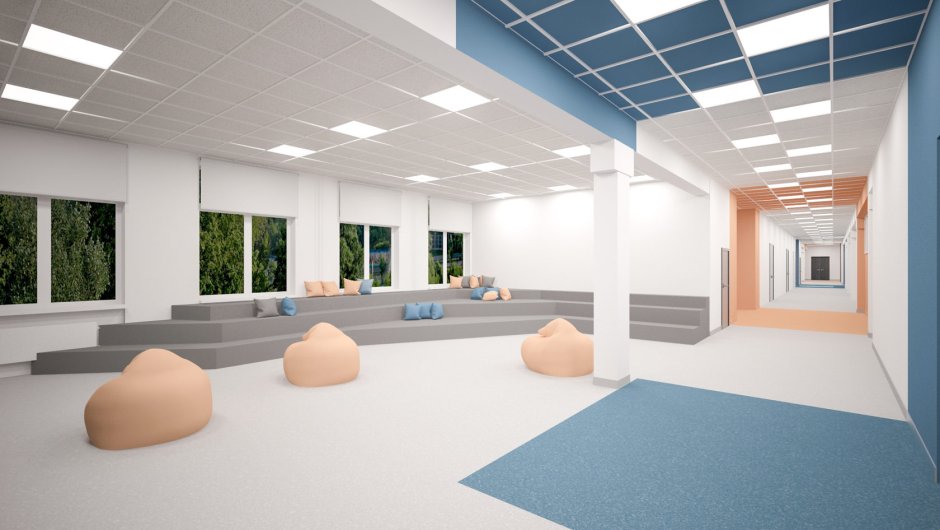 Современная школа интерьер