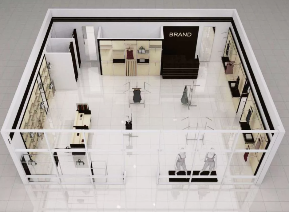 Планировка бутика