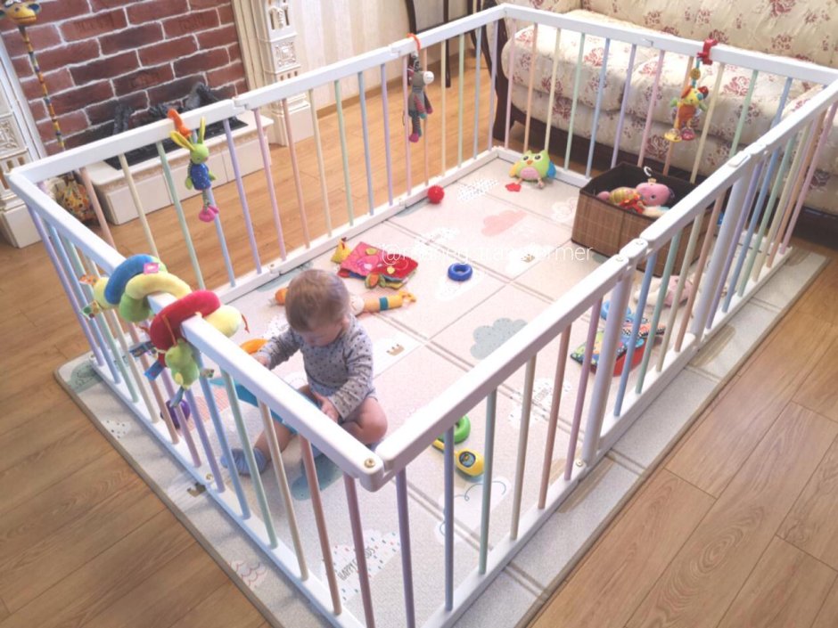 Манеж-ширма Happy Box JM-801a