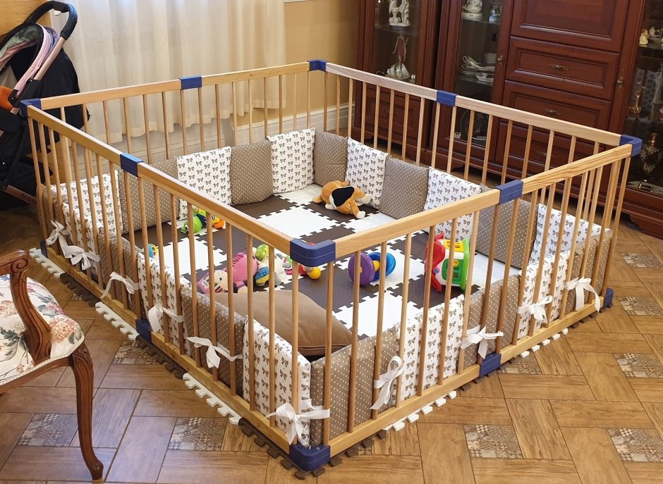 Большой манеж для ребенка 2х2