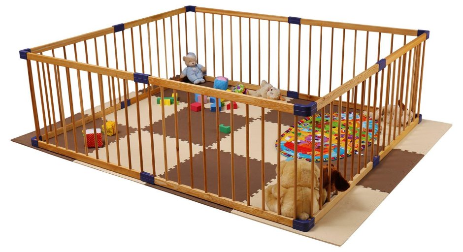 Манеж деревянный полини