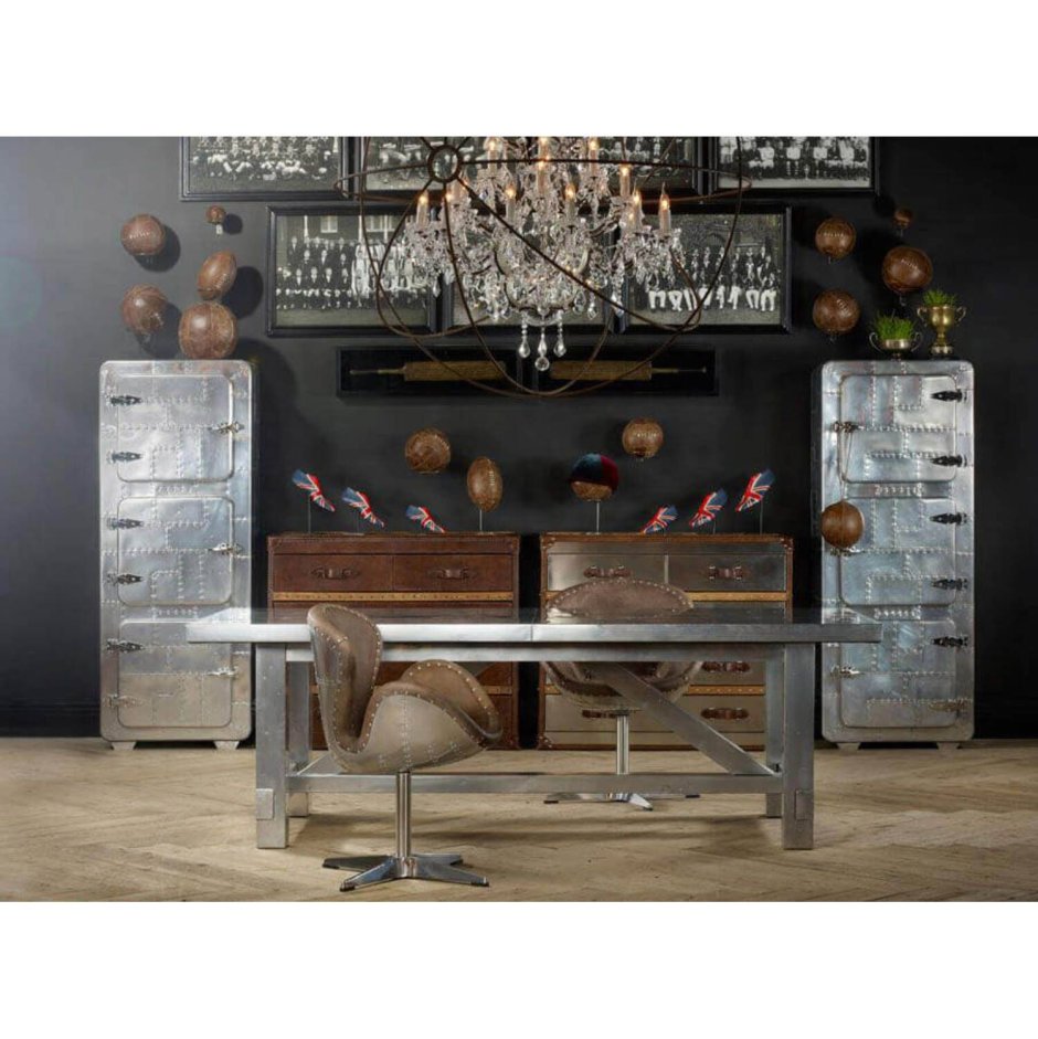 Кресло Egg Chair обитое железом