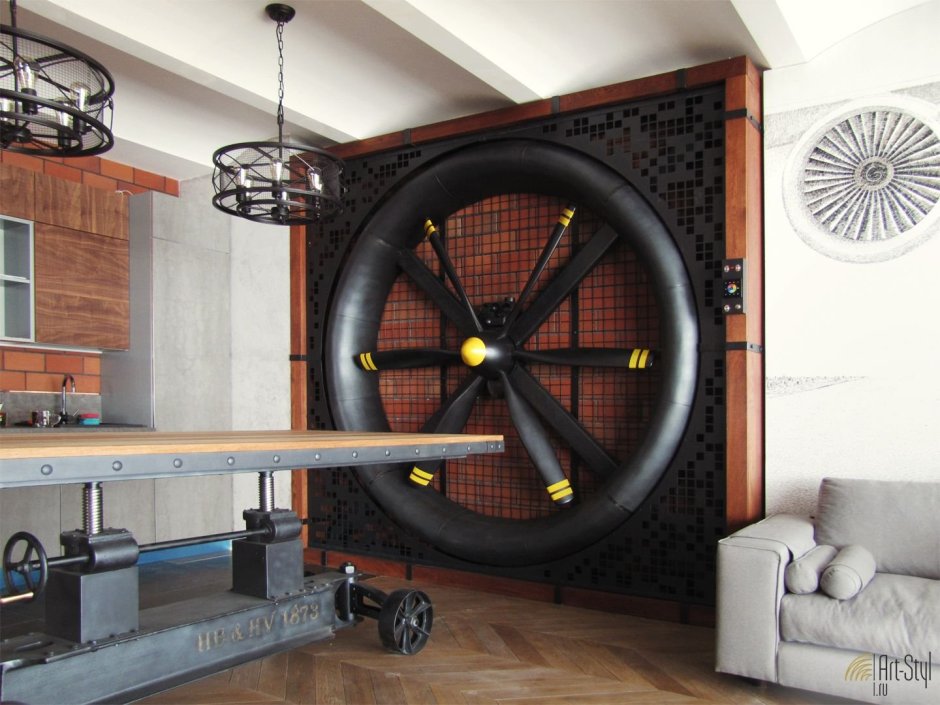 Диван Честерфилд лофт