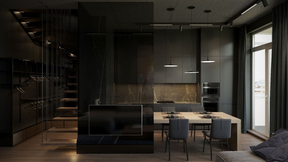 Loft интерьер