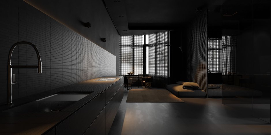 Igor Sirotov черный интерьер