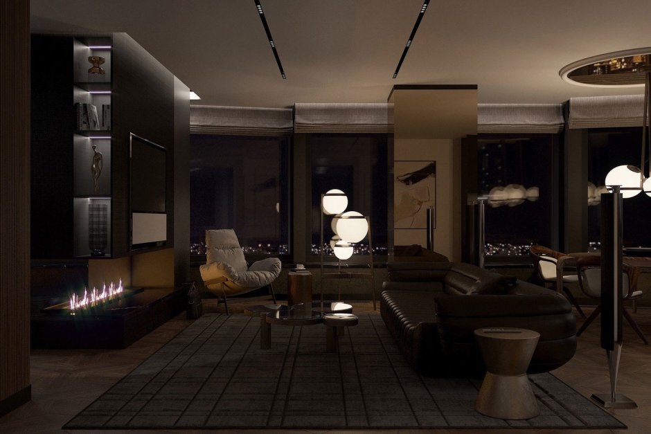 Квартира ночью