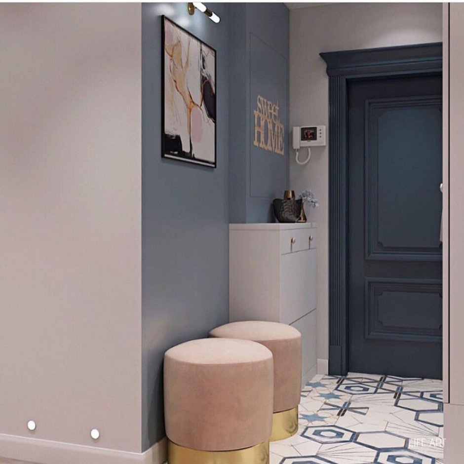 Кухня в узком коридоре