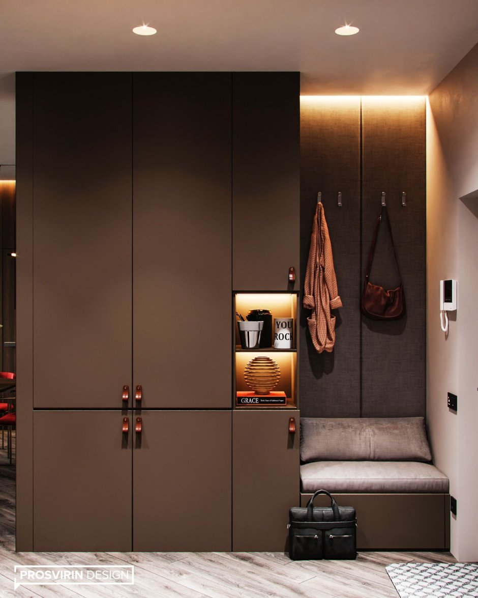 Квадратная прихожая в хрущевке