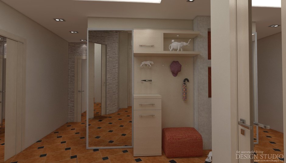 Маленькая кухня в коридоре