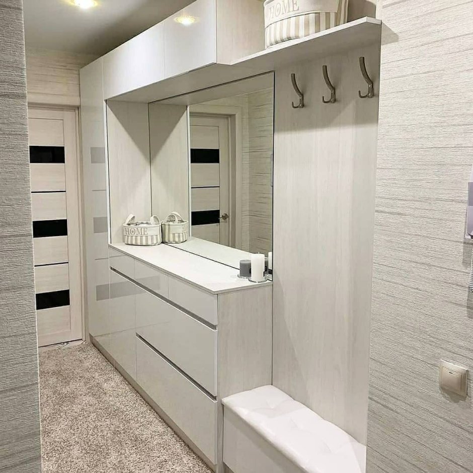 Интерьер маленькой прихожей 3 кв м