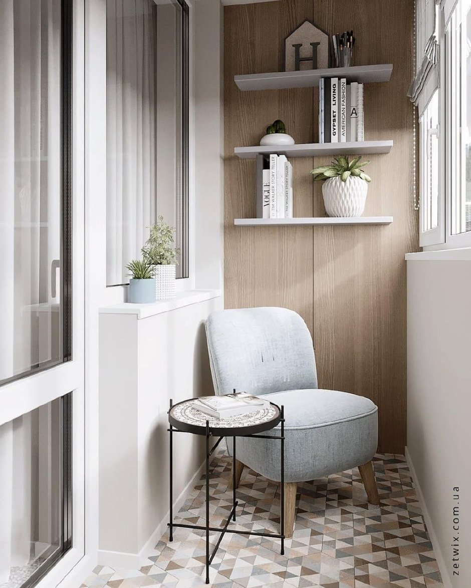 Интерьер кухни с прихожей