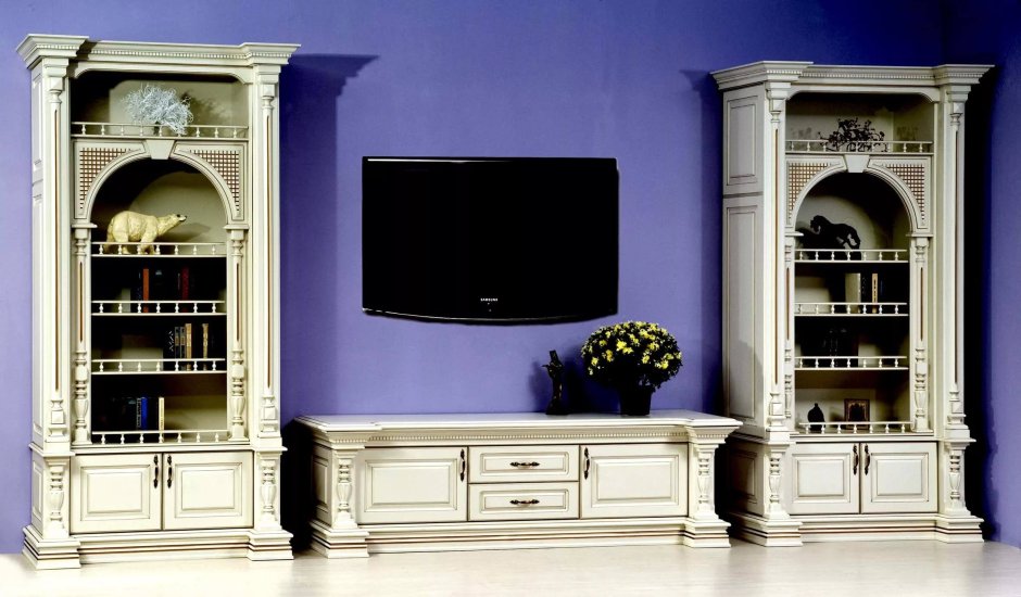 Стенка под телевизор классика