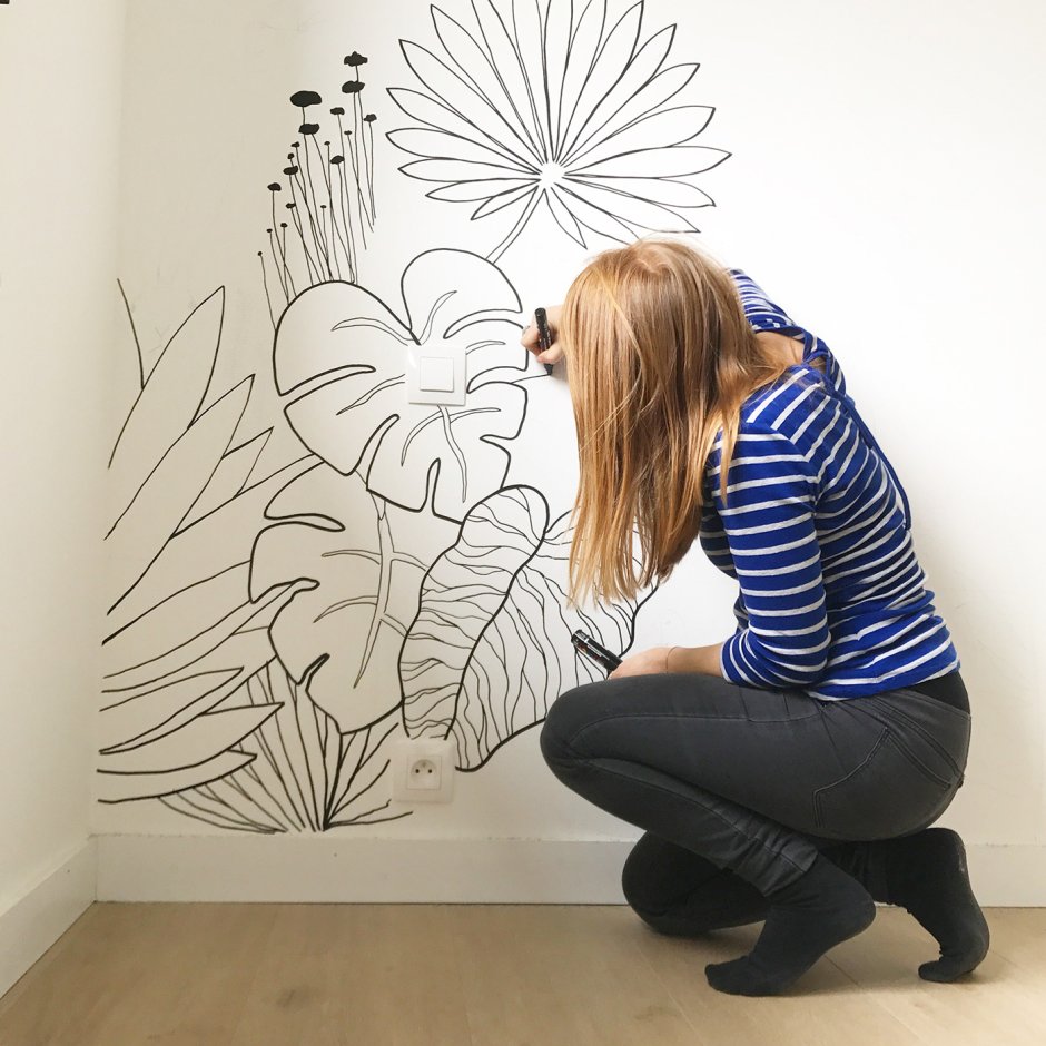 Рисуем на стене