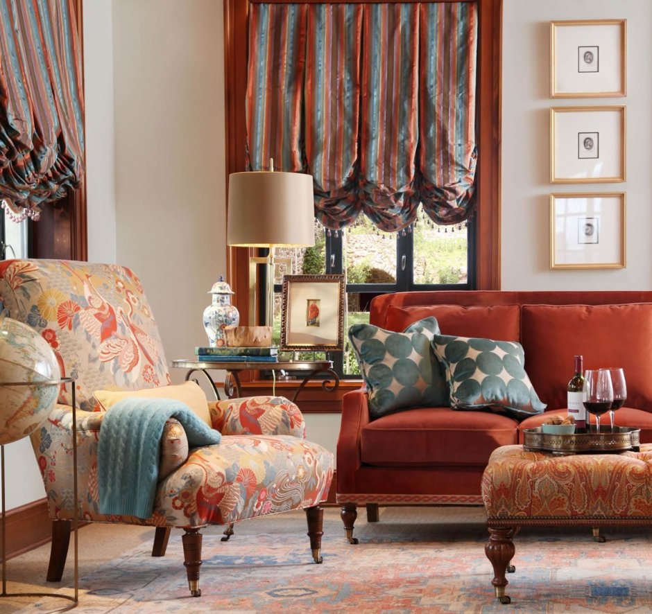 Терракотовый в интерьере