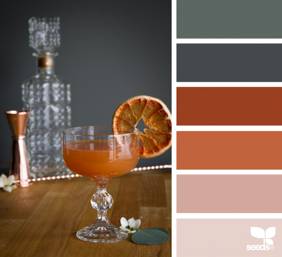 Сочетание цветов терракотовый