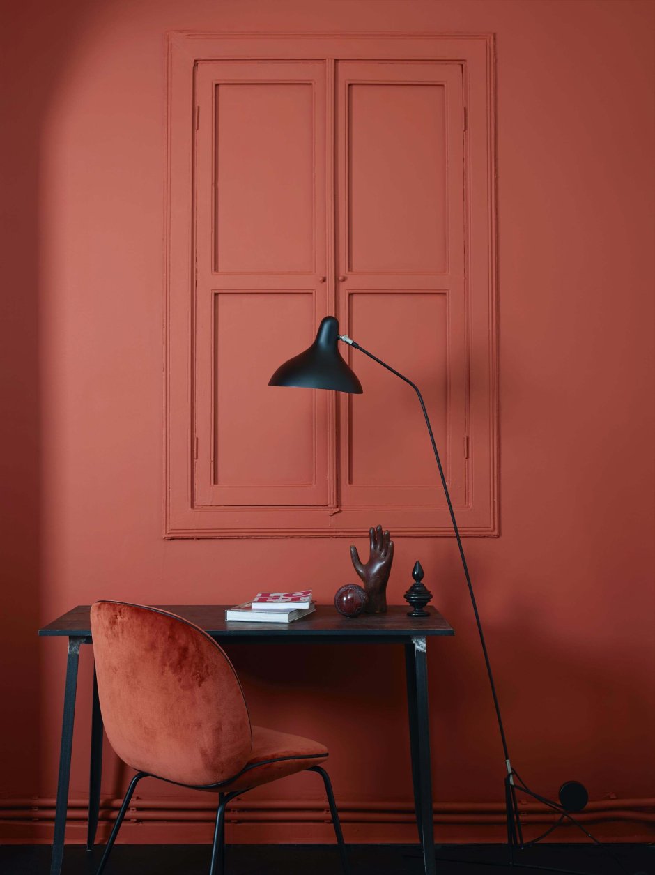 Терракотовый цвет в интерьере