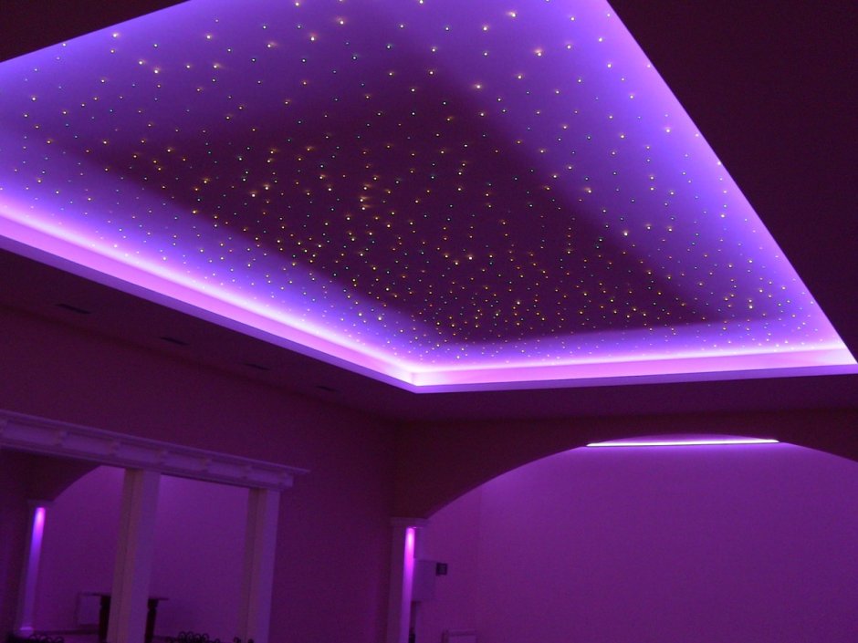 Потолок из гипсокартона для коридора
