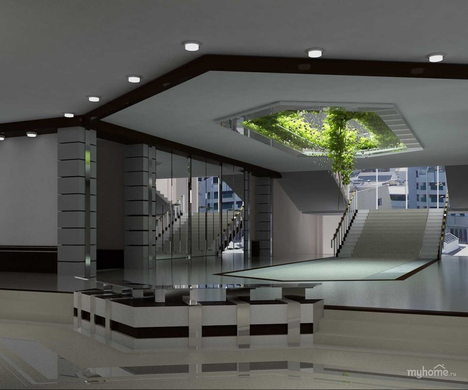 Гипсокартонный короб на потолке